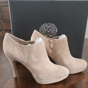 Vince Camuto Elvin Tan Suede Ankle Boots